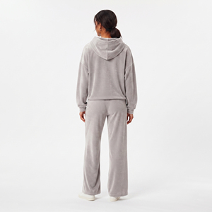 <b>Women</b> Plus Size Breathable Hip Hop Fleece <b>Velour</b> Hooded <b>Tracksuit</b> Full Sleeve Regular Fit Elastic Waist Pullover Winter Wear - Product Image 2