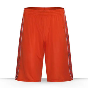 Shorts de sport décontractés pour hommes, été, motif uni, design en maille respirante, taille élastique, shorts d'entraînement sportif - Product Image 1