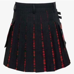 Kilt écossais traditionnel pour femme, en coton hybride moderne, à rayures croisées Macdonald Tartan, idéal pour mariage et université, best-seller - Product Image 3