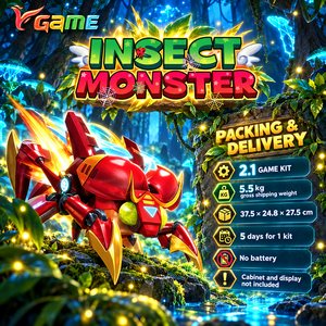 ชุดเกมอาร์เคด Insect Monster 2.1 สำหรับโครงการตู้เกมแบบเล่นหลายคน - Product Image 2