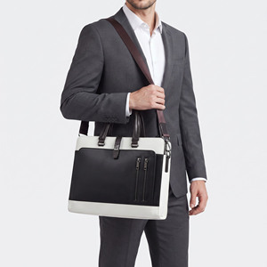 Men Leather Business Messenger Laptop <b>Bag</b> Men Leather Laptop <b>Bag</b> with Pockets Men Leather Laptop <b>Bag</b> with Shoulder Strap - Product Image 6