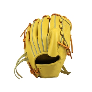 Gant de baseball en cuir noir pour droitier, avec fermeture auto-agrippante, antidérapant, pour adulte, toutes saisons - Product Image 4