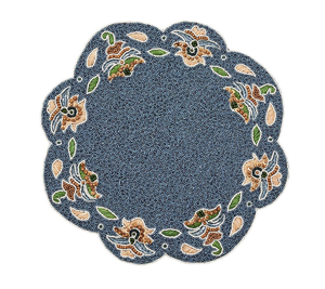 Durable Beaded Placemats Indian Style Beaded Placemats Handmade Round <b>Mat</b> - Product Image 4
