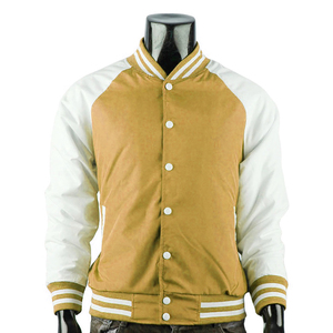 2025 New Best Selling <b>Stand</b> Collar Patchwork Hooded Men's Custom Letterman Baseball Varsity Jackets Streetwear - Product Image 1