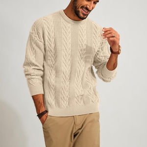 Suéter Casual de Algodón 100% Premium para Hombre, Cálido para Invierno - Product Image 4
