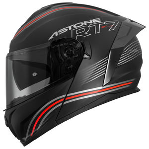 Casco Modular Abatible ASTONE HELMETS Nuevo RT7 Rocket Negro Mate de Seguridad ABS con Forro de Poliéster XS-2XL - Product Image 3
