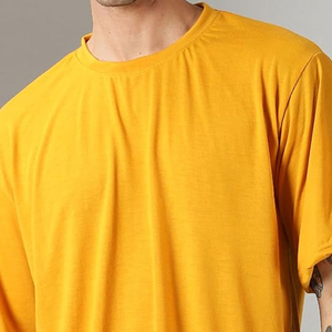 Camiseta de Algodón Extra Grande para Hombre, Tejido Transpirable, Corte Holgado, Ropa Urbana Moderna para la Generación Joven, Camiseta Extra Grande para Hombre - Product Image 5