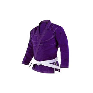 Kimono BJJ uni à prix abordable, uniforme d'entraînement, service OEM, vêtements d'arts martiaux 100% coton respirant, lavé, durable, 380g - Product Image 6