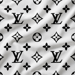 Bolsas Ecológicas Orgánicas de Algodón Popelín Monocromáticas con Diseño Abstracto Angular Digital Vanguardista Lineal Geométrico en Blanco y Negro Premium - Product Image 2