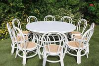 Nouvelle Chaise Papillon en Rotin Naturel Faite à la Main pour Enfants, Chaise de Salle à Manger Mignonne en Osier pour Bébés et Enfants, Chaise à Dossier en Nœud pour Fêtes