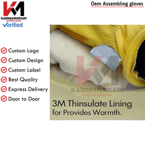 Working Gloves Heavy Duty Industrial Safety Gloves Cut Resistant Anti <b>Slip</b> Grip for Construction Labor OEM Bulk - Product Image 2