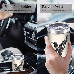 20oz Stainless Steel Tumbler <b>Double</b> <b>Wall</b> Insulated Drinkware Everyday Use Travel <b>Mug</b> - Product Image 4