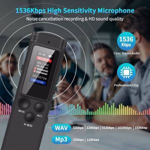64GB Digital Voice Recorder with Activation Playback Password Variable Speed for Lectures Meetings Audio Recordings - Product Image 5