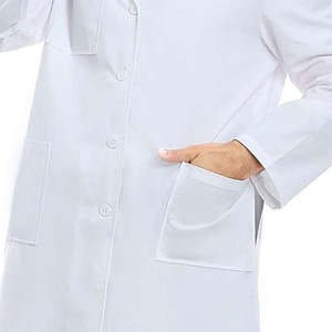 Blouse de laboratoire pour infirmiers, hommes, personnalisation du logo brodé, vente en gros, blouse d'hôpital pour médecins, manches longues, vente en gros - Product Image 5