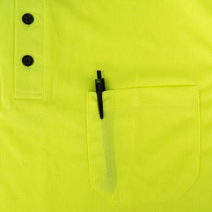 Uniforme de Seguridad de Alta Visibilidad, Camisetas Polo Reflectantes Amarillas y Azul Marino, Camisa de Trabajo de Seguridad de Alta Calidad para Construcción, Hombres y Mujeres - Product Image 3