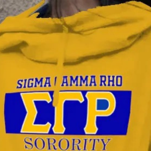 Sudadera Larga con Estampado Irregular de Moda Sigma Gamma Rho, Sudadera Informal Personalizada de Manga Larga, Estilo Oversize, OEM - Product Image 5