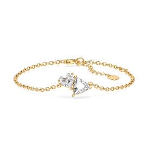 Bracelet chaîne à fermoir homard REYES, nouvelle arrivée, diamant CVD cultivé en laboratoire, certifié IGI, or blanc 14 carats, cadeau d'anniversaire pour elle - Product Image 6