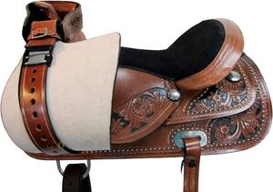 ชุดนักแข่งม้าหนังแท้คุณภาพพรีเมี่ยมอานม้าแบบตะวันตกและอังกฤษสำหรับขี่ม้า - Product Image 6