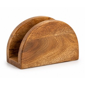 Porte-serviettes en bois de manguier en forme d'arche, vente en gros |   Meubles de cuisine et de salle à manger faits à la main - Product Image 1