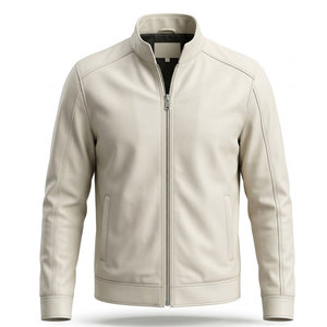 Chaqueta de Cuero para Hombre 2026, Diseño Atemporal que Combina Comodidad Diaria con Detalles Funcionales de Moda Urbana - Product Image 1