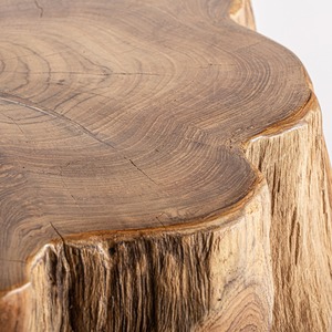 <b>Rustic</b> Wooden Coffee Table Handmade Natural Finish Solid Teak Wood Living Room Furniture - Product Image 3