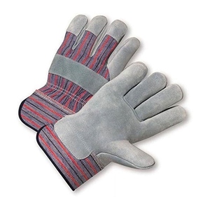 Guantes de Trabajo de Cuero Vacuno de Alto Rendimiento, Certificación CE, 11 oz, Puño de Seguridad, Resistentes a la Abrasión, Guantes de Trabajo Pesado - Product Image 1