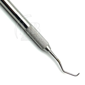 Curettes chirurgicales dentaires manuelles de précision en acier inoxydable, outils ergonomiques de détartrage parodontal, instruments de traitement buccal - Product Image 4