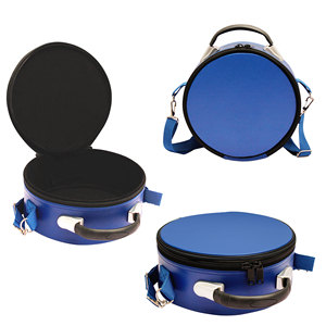 Premium Masonic Crown Cap Case Leather Freemason Hat <b>Storage</b> Carrying <b>Box</b> <b>Blue</b> Plain - Product Image 1