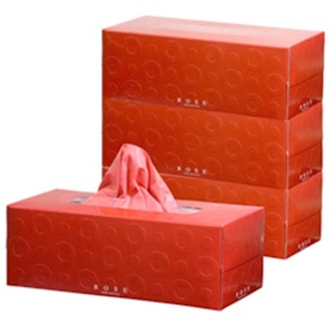 Morizane 200W Japan-Made 2-Ply Red Facial <b>Tissue</b> <b>Paper</b> in Eco-Friendly Box 2024 Home Use Hot Selling Wholesale Product - Product Image 3