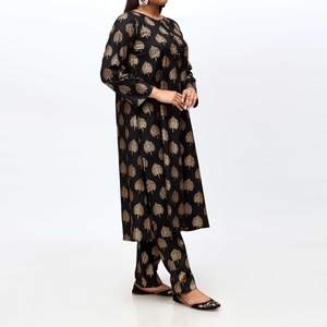 2PC sérigraphié Cambric Suit PS4032 Robes de cocktail élégantes - Product Image 2