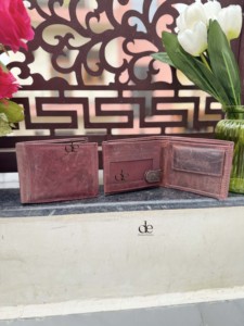Fashionable New Genuine Leather <b>Wallet</b> Slim <b>Wallet</b> Unisex Fold Closure <b>Black</b> Colour Credit Card Cash Holder Gift <b>for</b> Him Daily - Product Image 1