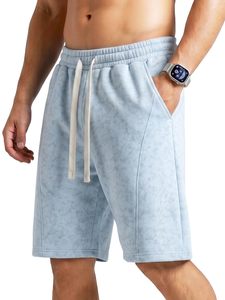 Custom <b>Men</b> Fleece <b>Shorts</b> with Drawstring Waist and Side Pockets Casual <b>Sweat</b> <b>Shorts</b> for Private Label Streetwear Collections - Product Image 4