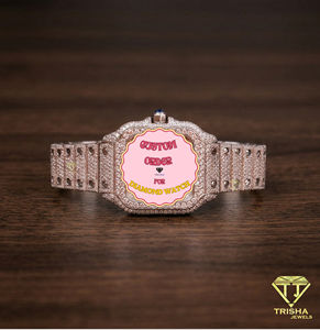 Reloj de Lujo Personalizado con Diamantes de Imitación VVS Moissanite, Estilo Hip Hop para Hombre - Product Image 3