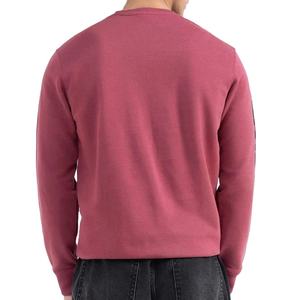 2025 sudaderas de lana de algodón 100% bordadas con logotipo personalizado de alta calidad Unisex manga larga colección de invierno de moda al por mayor - Product Image 6