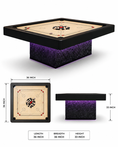 Velar Classic Carrom Table Premium Quality <b>Wooden</b> Frame Family <b>Game</b> Board - Product Image 5