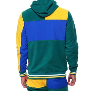 Men 2 Piece Tracksuit Full <b>Zip</b> <b>Hooded</b> Jacket and Jogger Pants Set Cotton Blend Athletic Sweatsuit for Gym Running Casual Wear - Product Image 4