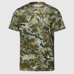 Camiseta de Caza para Hombre, Personalizada, Resistente, Transpirable, de Poliéster/Algodón, Nueva, Moderna, con Diseño Sólido para Exteriores - Product Image 1