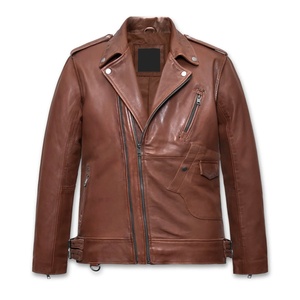 Leather Jacket Trendy Winter Wear Premium Quality Stylish Jacket for Modern Men Durable Genuine Leather Jackets - Product Image 1