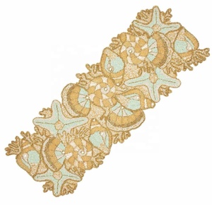 Camino de mesa con cuentas de cristal hecho a mano de último diseño, camino de mesa brillante decorativo para el hogar, Hotel, mesa de comedor, decoración para fiestas de boda - Product Image 3