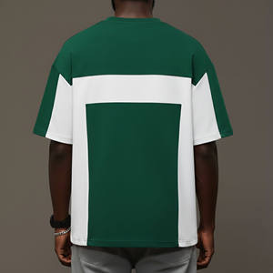 Hot Sale Customized Short Sleeve Men's T-Shirts 100% Cotton Summer Casual Hip Hop Loose Fit Quick Dry baggy fit man <b>Tee</b> - Product Image 5