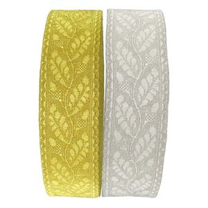 OEM Customized Metallic Gold Braid Lace <b>Trim</b> French Mylar Oak Leaf Pattern Flower Decoration Wholesale Lace LaceChecked Design - Product Image 6
