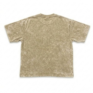 T-shirts unisexes décontractés en coton tricoté 100% avec motifs graphiques, teints par immersion, style streetwear, pour l'été - Product Image 6