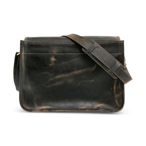 Sacoche pour ordinateur portable vintage en cuir véritable pour homme, sacoche pour ordinateur de 7 pouces, fermeture à glissière, sac de travail léger - Product Image 6