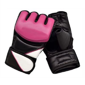 ถุงมือชกมวย UFC แบบสั่งทำพิเศษ ปิดด้วยแถบตีนตุ๊กแก หนังวัวแท้ 100% สำหรับฝึกศิลปะการต่อสู้สำหรับผู้ใหญ่ - Product Image 1