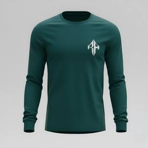 Camiseta de Manga Larga para Hombre, Calidad Premium 2026, Cuello Redondo, 100% Algodón, Estilo Holgado Personalizado, Casual, Bajo Demanda, RIVIAN ATLANTIC - Product Image 2