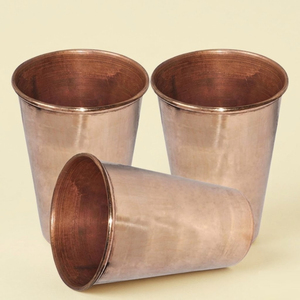 Vente en gros de gobelets en acier martelé avec revêtement en acier inoxydable à double paroi, Muglai Matka Glass pour la restauration hôtelière et la restauration - Product Image 6