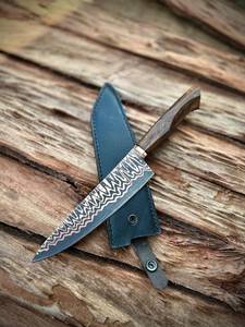 Thewizcrafts Couteau artisanal sur mesure avec manche en os, luxueux, de haute qualité, ambidextre - Product Image 5