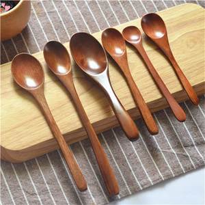 Cuchara y Tenedor de Bambú Ecológicos Aptos para Lavavajillas, Tenedor para Ensalada, Cuchara para Servir, Utensilios de Comedor, Vajilla para Cocina y Restaurante - Product Image 1