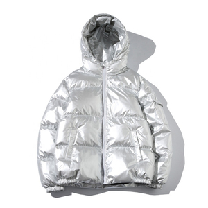 Brand New High Quality Custom Made Winter Men's Streetwear Canvas Bubble Jacket Puffer <b>Coat</b> Zipper Lightweight - Product Image 1