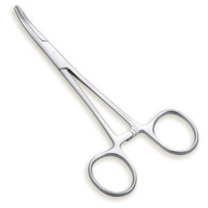 Precise Kelly Hemostat Forceps Locking Tweezers Clamp Silver 5.5 Straight and Curved Stainless Steel By <b>Blush</b> Surgical - Product Image 1